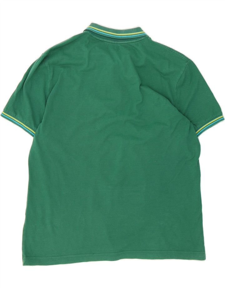 KAPPA Mens Polo Shirt XL Green Cotton Vintage Kappa and Second-Hand Kappa from Messina Hembry 