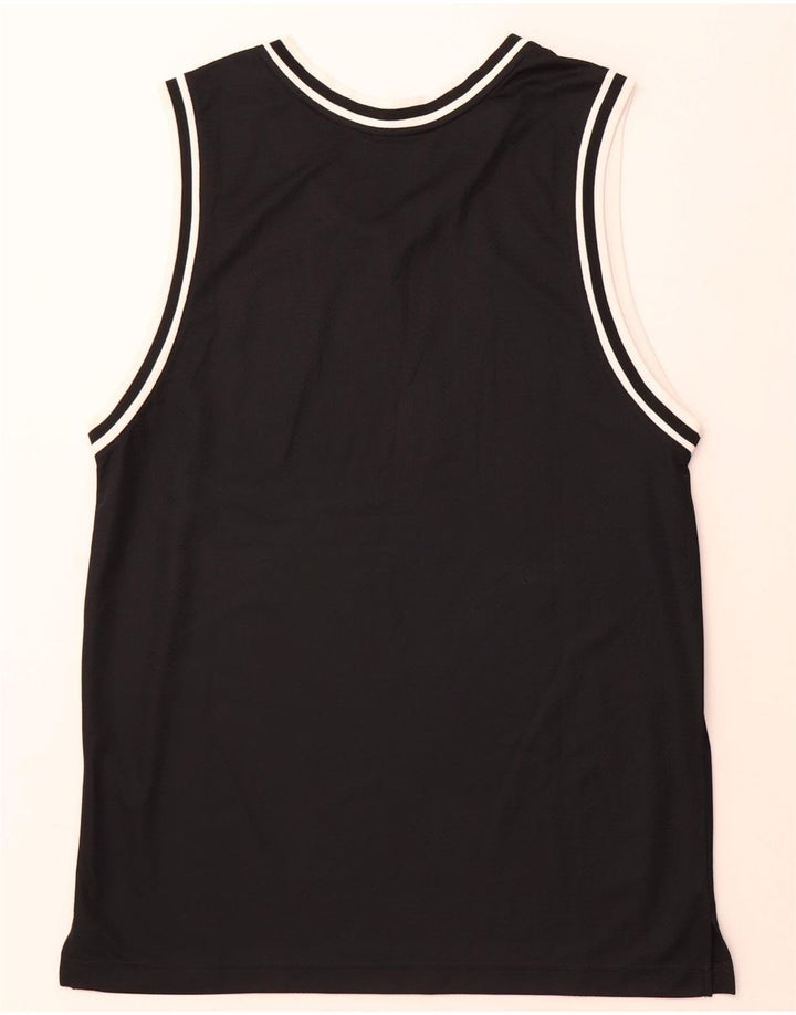 NIKE Mens Dri Fit Vest Top Large Black Polyester