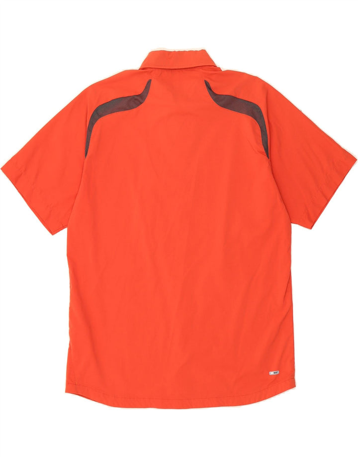 LAFUMA Mens Special Edition Short Sleeve Shirt Large Red Polyamide Vintage Lafuma and Second-Hand Lafuma from Messina Hembry 