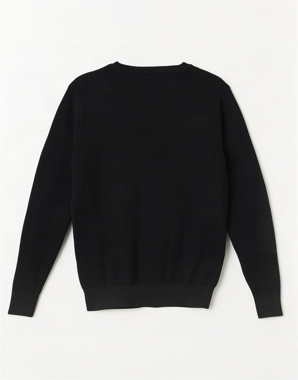 Zara Mens Crew Neck Jumper Sweater Small Green Cotton