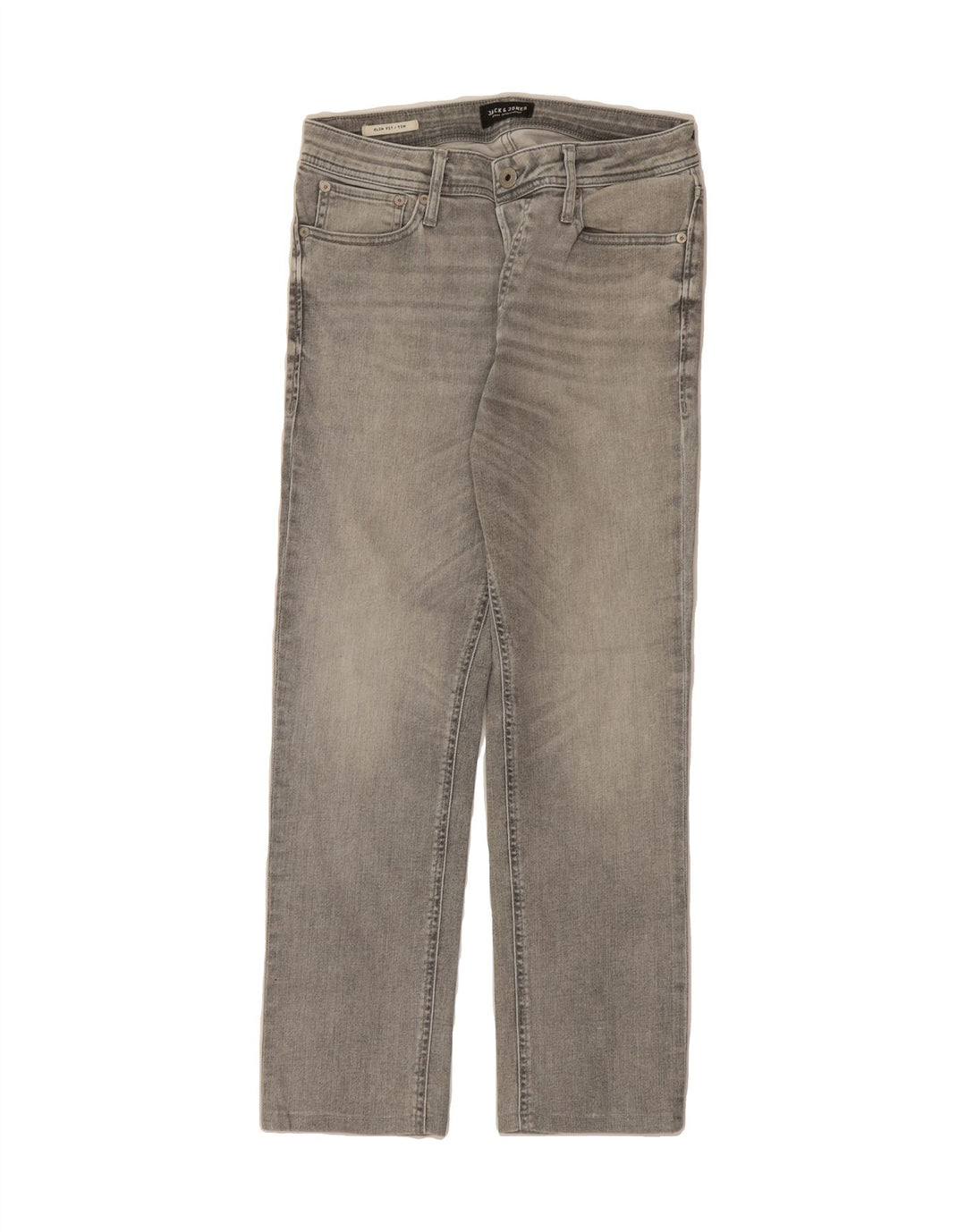 JACK & JONES Mens Tim Slim Jeans W29 L27 Grey Cotton Vintage Jack & Jones and Second-Hand Jack & Jones from Messina Hembry 