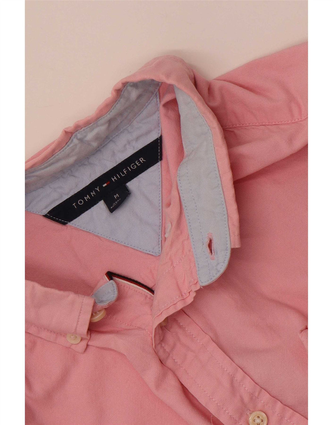Tommy Hilfiger Mens Shirt Medium Pink