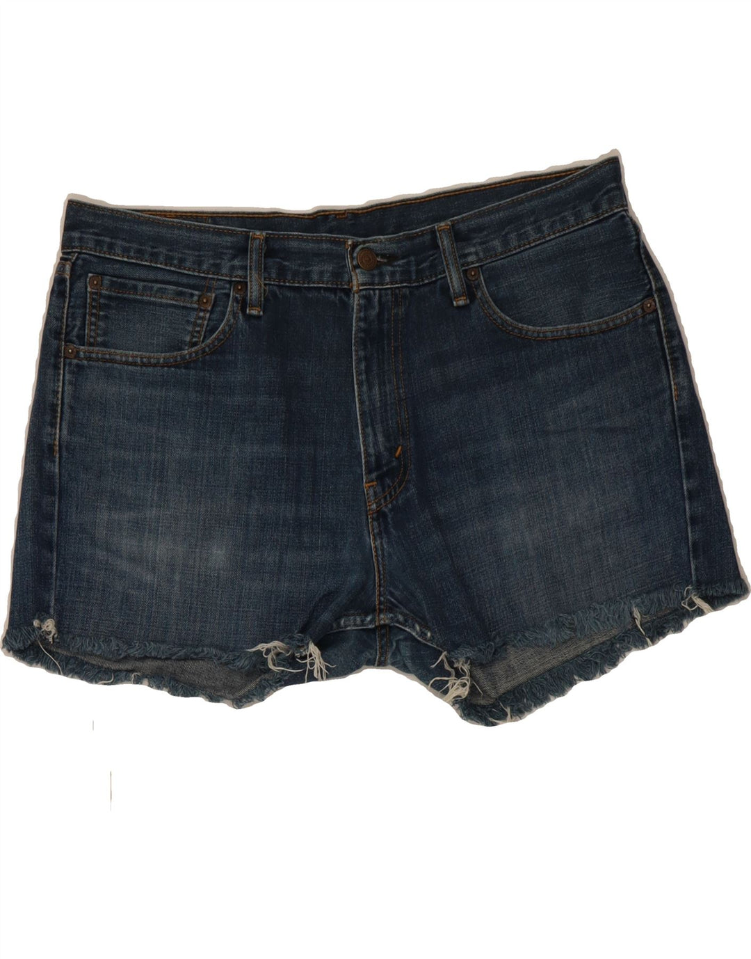 LEVI'S Womens 527 Denim Hot Pants W36 XL Blue Cotton Vintage Levi's and Second-Hand Levi's from Messina Hembry 