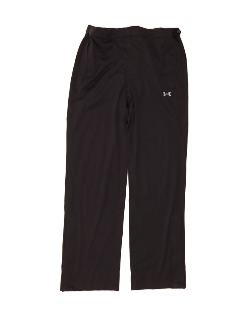 UNDER ARMOUR Womens Straight Casual Trousers Large W32 L32 Black Polyester Vintage Under Armour and Second-Hand Under Armour from Messina Hembry 