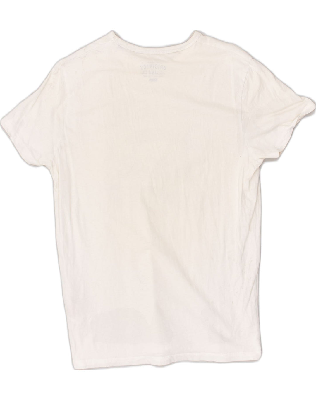 JACK & JONES Mens Graphic T-Shirt Top Medium White Cotton | Vintage Jack & Jones | Thrift | Second-Hand Jack & Jones | Used Clothing | Messina Hembry 