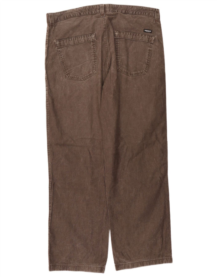 Dockers Mens Regular Fit Chino Trousers W36 L31 Brown