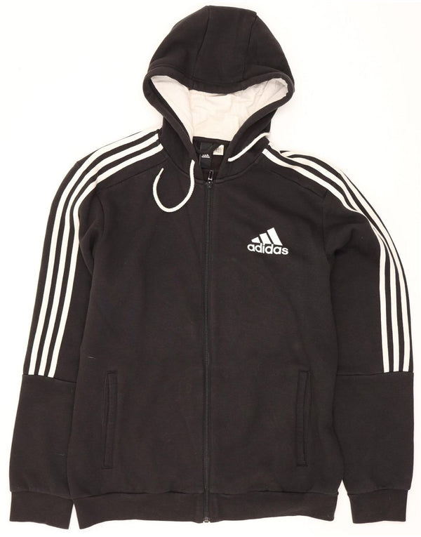 Adidas Mens Zip Hoodie Sweater Large Black