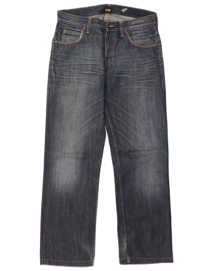 Lee Mens Seattle Straight Jeans W31 L30 Blue Cotton