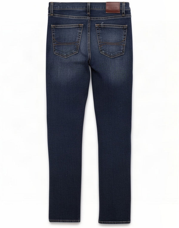 Hollister Mens Skinny Jeans W31 L32 Navy Blue Cotton