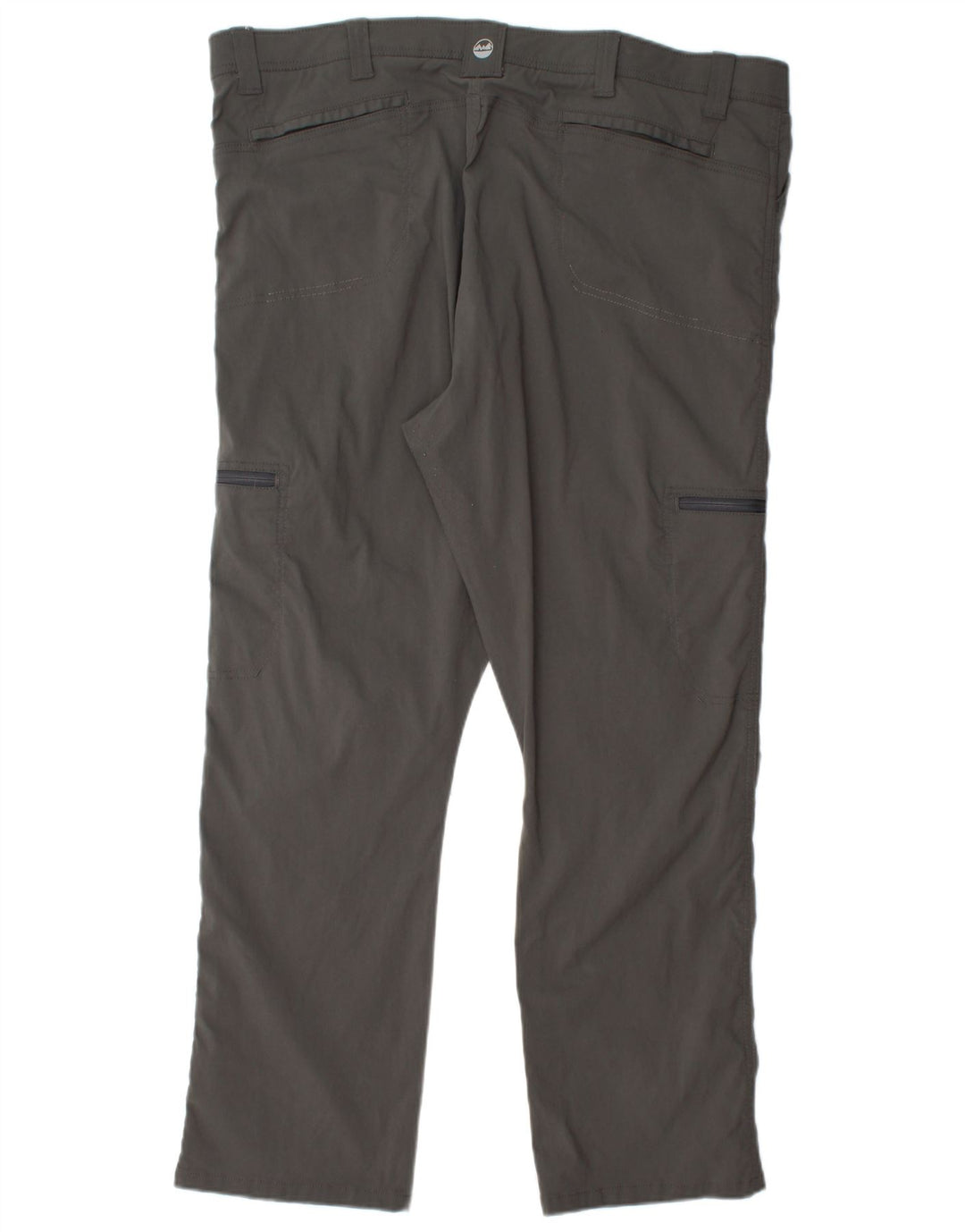 WRANGLER Mens Straight Cargo Trousers W44 L30  Grey Nylon