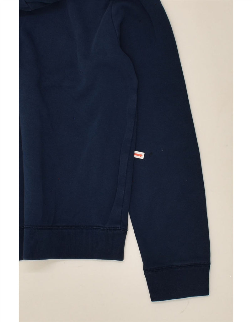 UNDER ARMOUR Boys Cold Gear Hoodie Jumper 11-12 Years Navy Blue Cotton | Vintage Under Armour | Thrift | Second-Hand Under Armour | Used Clothing | Messina Hembry 