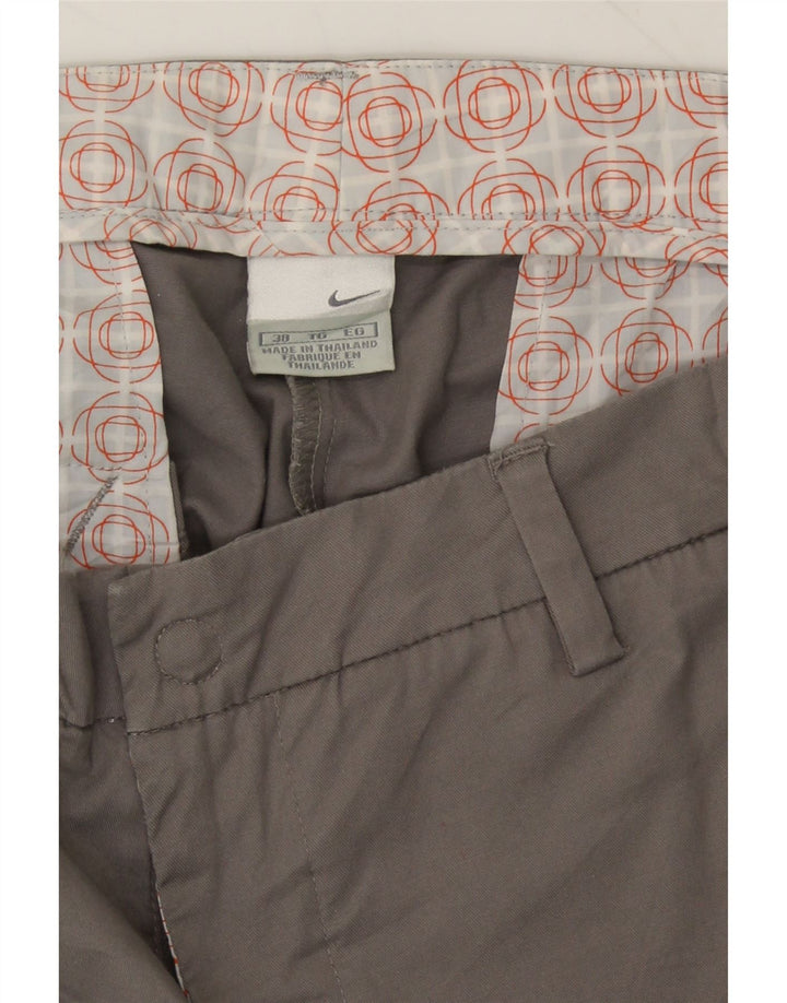 NIKE Mens Straight Casual Trousers W38 L34 Grey Cotton Vintage Nike and Second-Hand Nike from Messina Hembry 