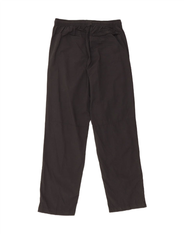 MARKS & SPENCER Mens Regular Fit Chino Trousers W33 L33 Black Cotton
