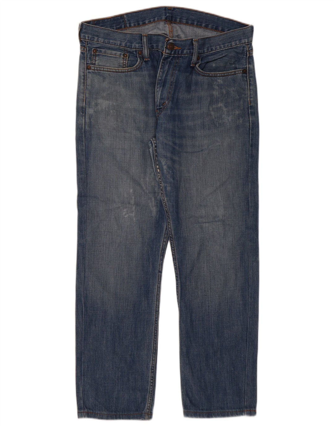 Levi's Mens 514 Straight Jeans W34 L28 Blue Cotton