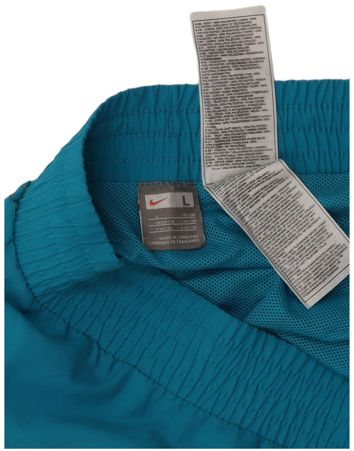 Nike Mens Graphic Sport Shorts Large  Blue Polyester