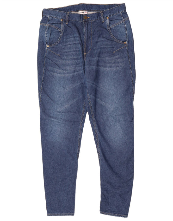 Reebok Womens Skinny Jeans W30 L29 Blue Cotton