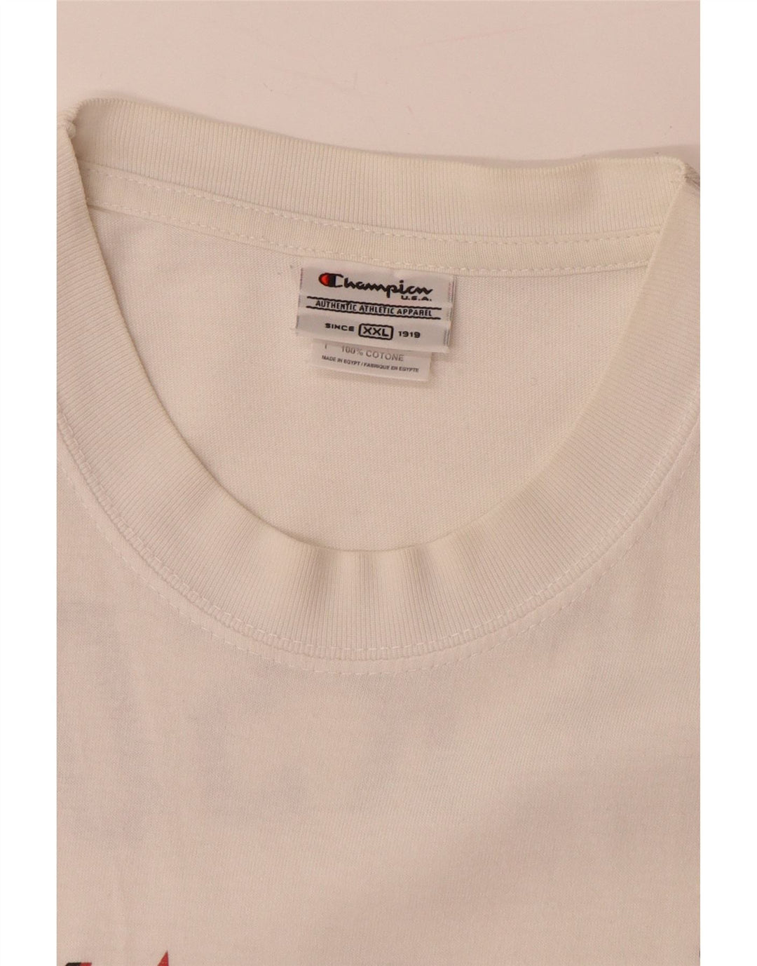 CHAMPION Mens Allen Iverson Philadelphia Graphic Vest Top 2XL Off White