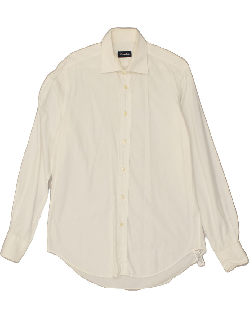 MASSIMO DUTTI Mens Shirt Size 16 41 Large White | Vintage Massimo Dutti | Thrift | Second-Hand Massimo Dutti | Used Clothing | Messina Hembry 