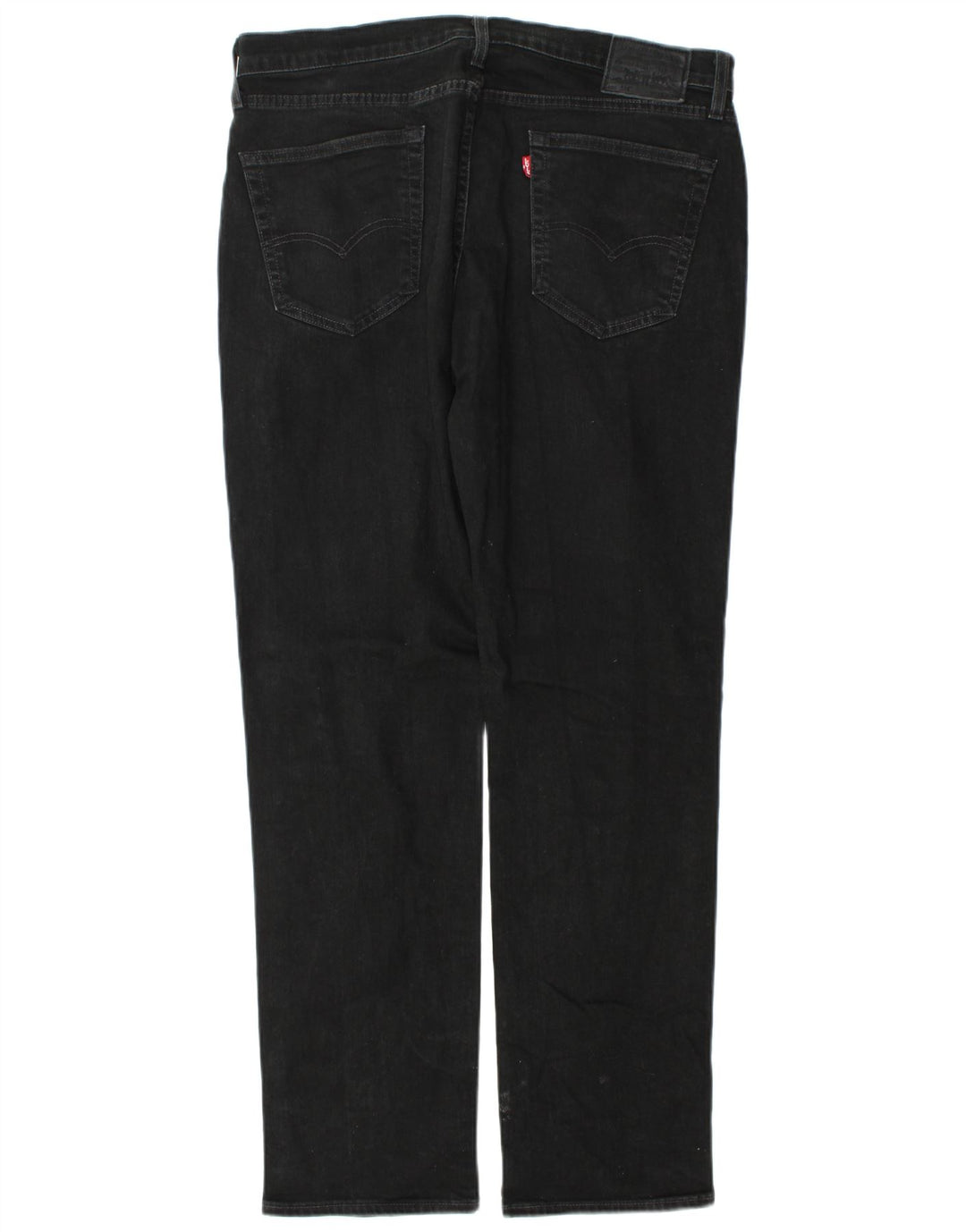 Levi's Mens 514 Straight Jeans W36 L34 Black Cotton