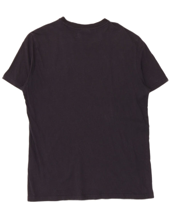 Champion Mens T-Shirt Top Medium Navy Blue Cotton