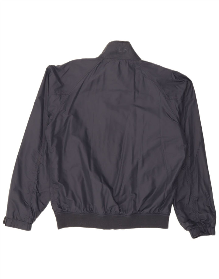 Woolrich Mens Windbreaker Jacket UK 40 Large Navy Blue Nylon