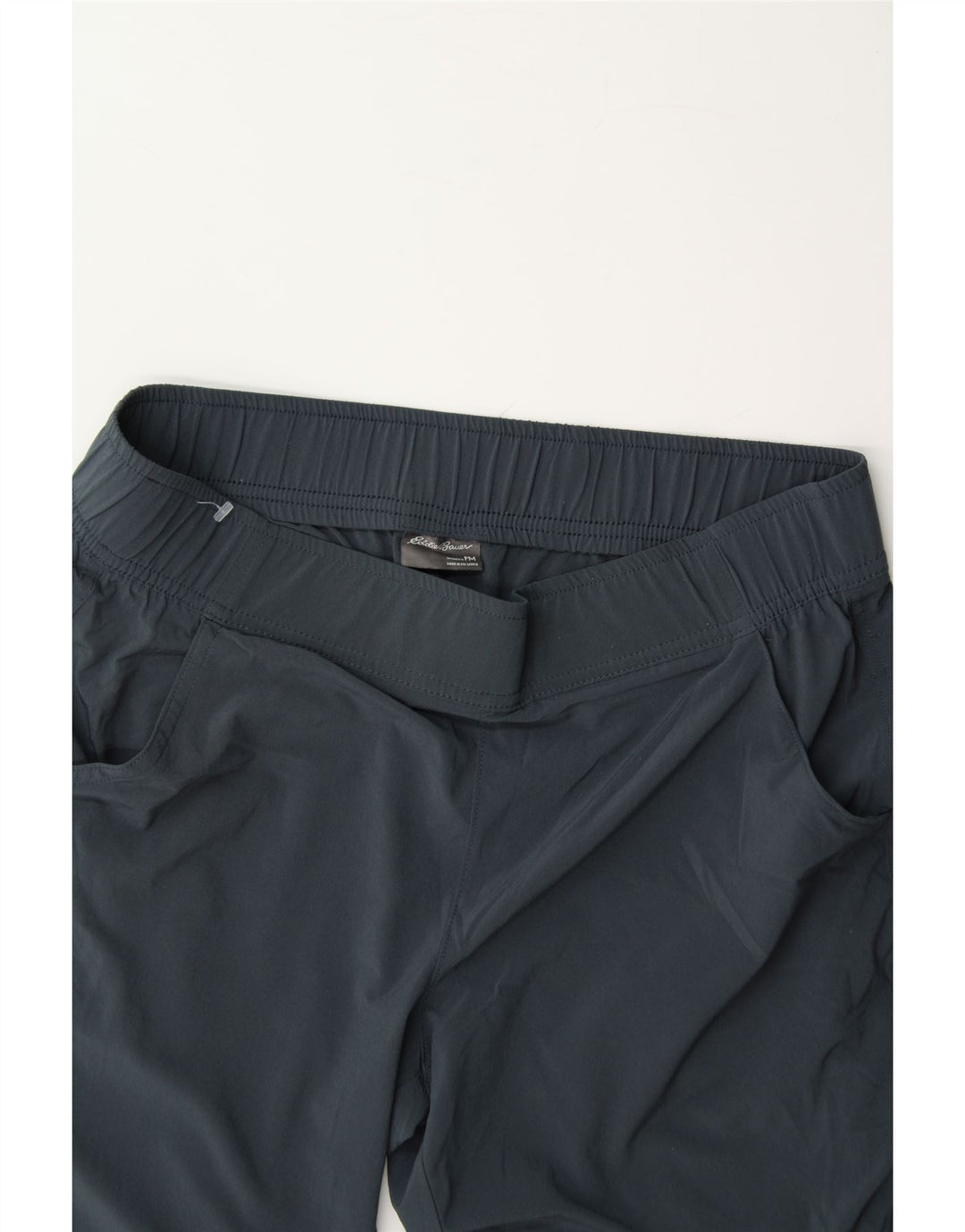 EDDIE BAUER Womens Petite Tapered Cropped Trousers Medium W30 L25 Grey Vintage Eddie Bauer and Second-Hand Eddie Bauer from Messina Hembry 