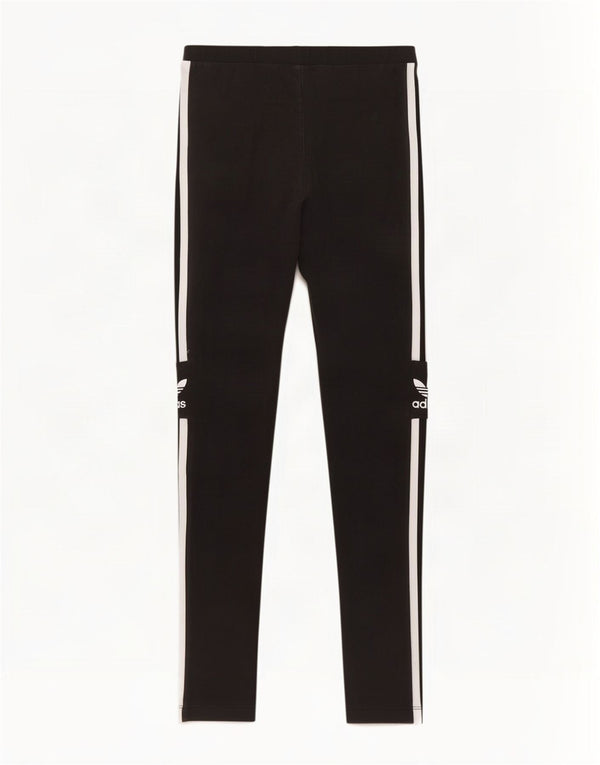 Adidas Womens Graphic Leggings UK 8 Small Black Cotton
