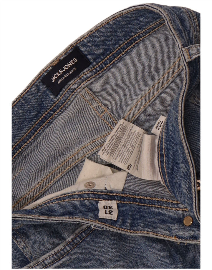 Jack & Jones Mens GLENN Slim Jeans W31 L30 Blue Cotton