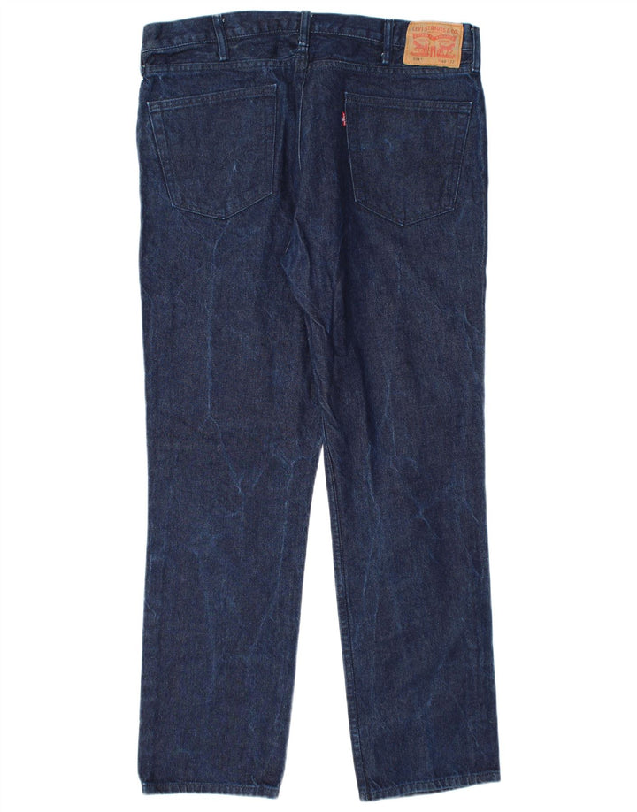 Levi's Mens 511 Slim Jeans W40 L32 Navy Blue Cotton Classic