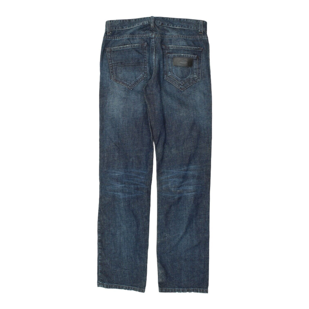 Richmond Denim Mens Blue Straight Leg Jeans | Vintage High End Designer VTG | Vintage Messina Hembry | Thrift | Second-Hand Messina Hembry | Used Clothing | Messina Hembry 