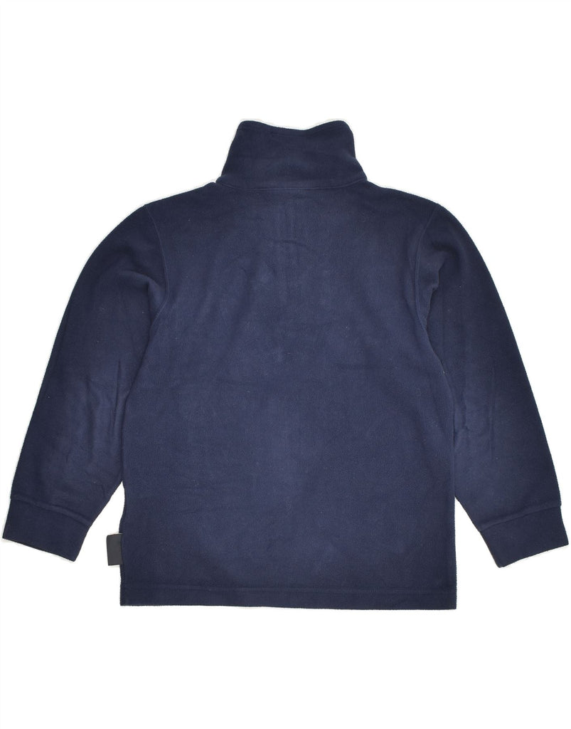 CHAMPION Boys Zip Neck Fleece Jumper 7-8 Years Small Navy Blue | Vintage Champion | Thrift | Second-Hand Champion | Used Clothing | Messina Hembry 