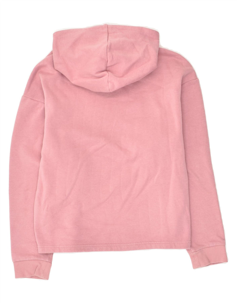 PUMA Girls Graphic Hoodie Jumper 13-14 Years Pink Cotton | Vintage Puma | Thrift | Second-Hand Puma | Used Clothing | Messina Hembry 