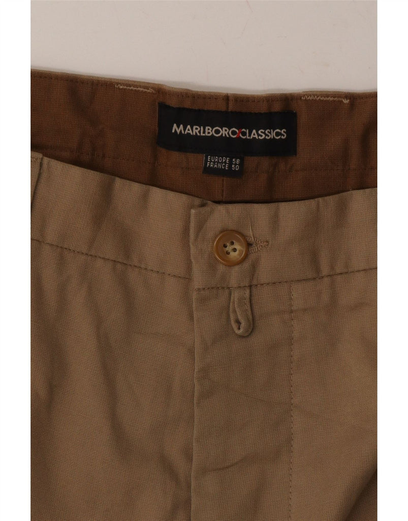 MARLBORO CLASSICS Mens Straight Chino Trousers EU 58 4XL W42 L30 Beige Vintage Marlboro Classics and Second-Hand Marlboro Classics from Messina Hembry 