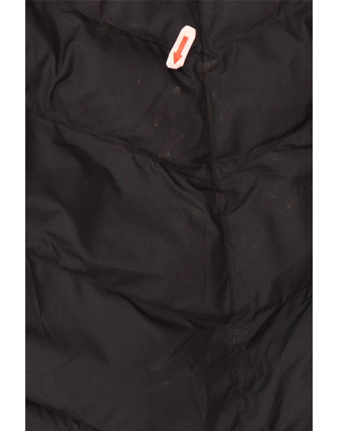 Nike Girls Hooded Padded Jacket 8-9 Years Small Black