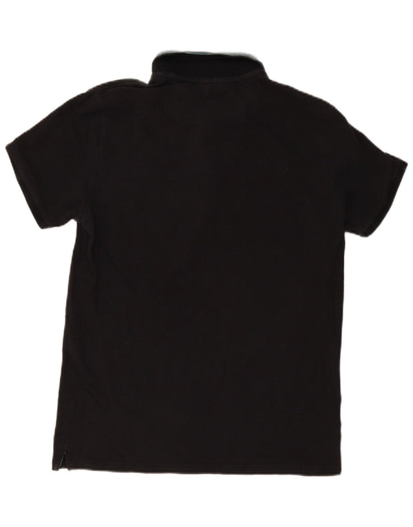 Champion Mens Polo Shirt Medium Black Striped