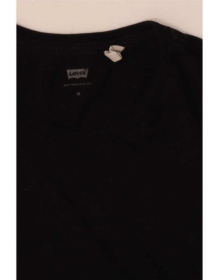 Levi's Mens T-Shirt Top Medium Black