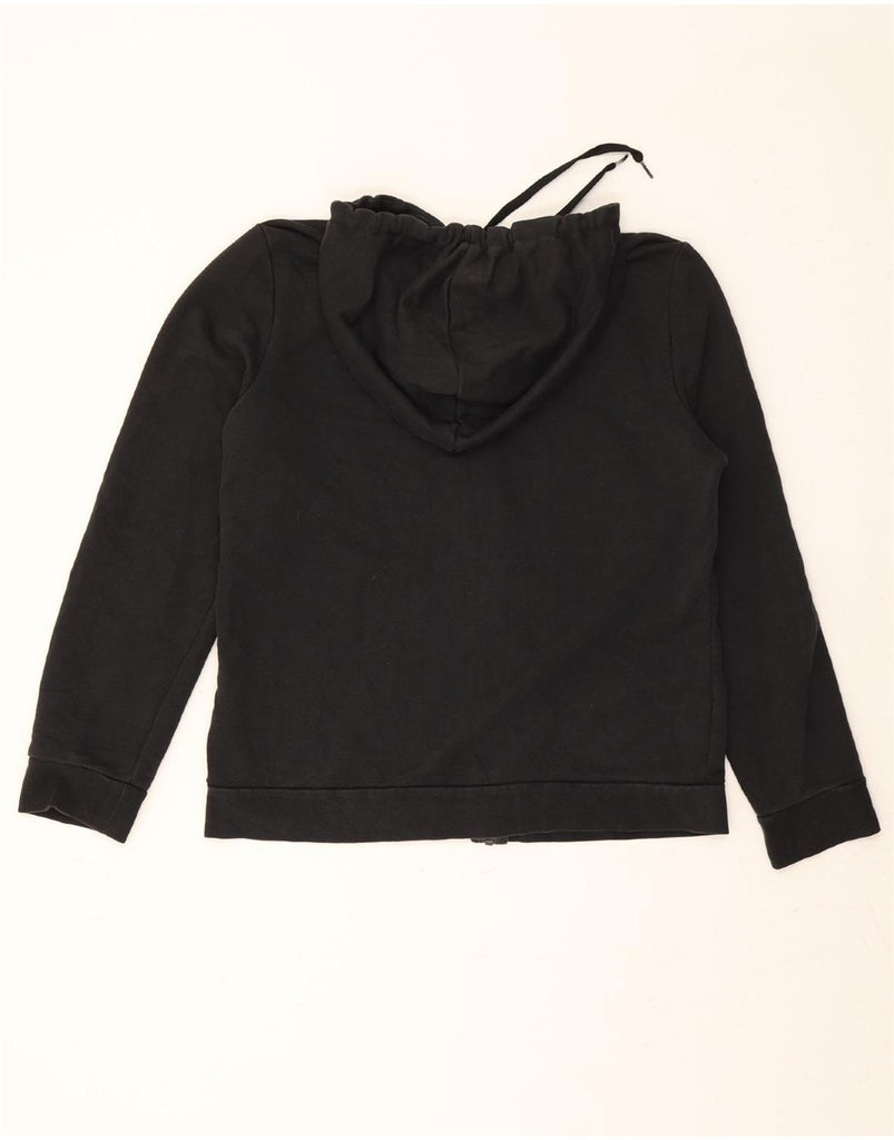 ADIDAS Womens Graphic Zip Hoodie Sweater UK 20/22 XL Black Cotton Vintage Adidas and Second-Hand Adidas from Messina Hembry 