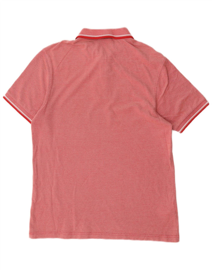 Fred Perry Mens Polo Shirt Medium Red Cotton