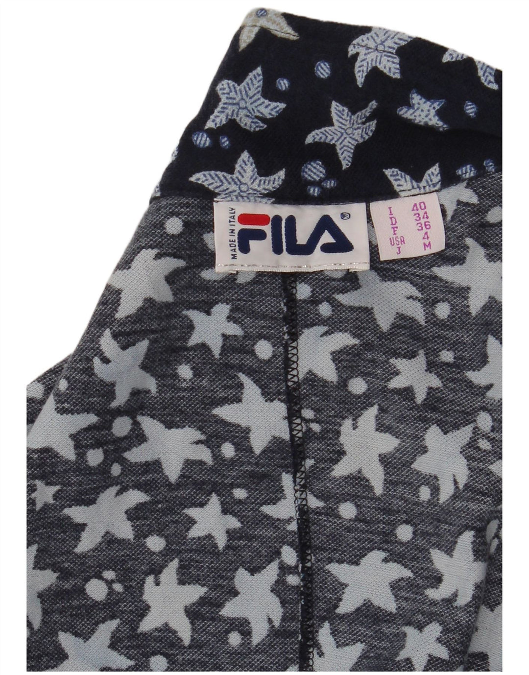 FILA Womens Sleeveless Playsuit IT 40 Small  Navy Blue Floral