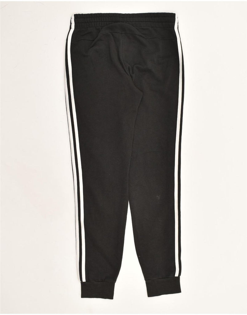 ADIDAS Womens Tracksuit Trousers Joggers UK 8/10 Small Black Cotton | Vintage Adidas | Thrift | Second-Hand Adidas | Used Clothing | Messina Hembry 