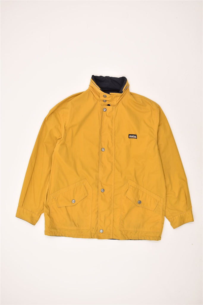 WAMPUM Mens Bomber Jacket UK 42 XL Yellow | Vintage Wampum | Thrift | Second-Hand Wampum | Used Clothing | Messina Hembry 