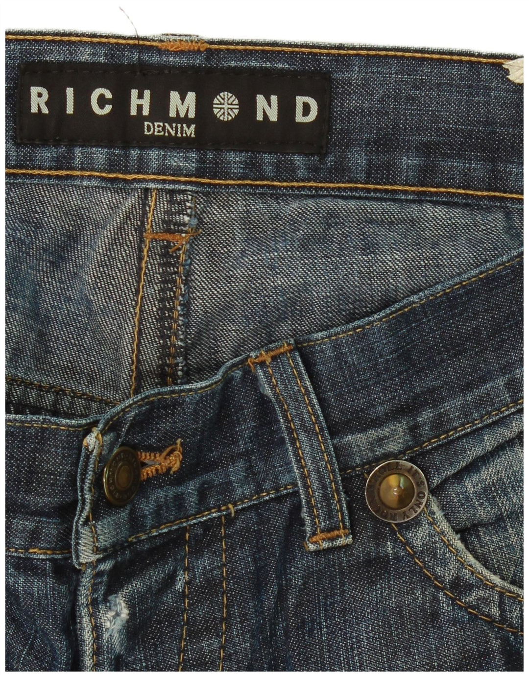 RICHMOND Womens Skinny Jeans W34 L33 Blue