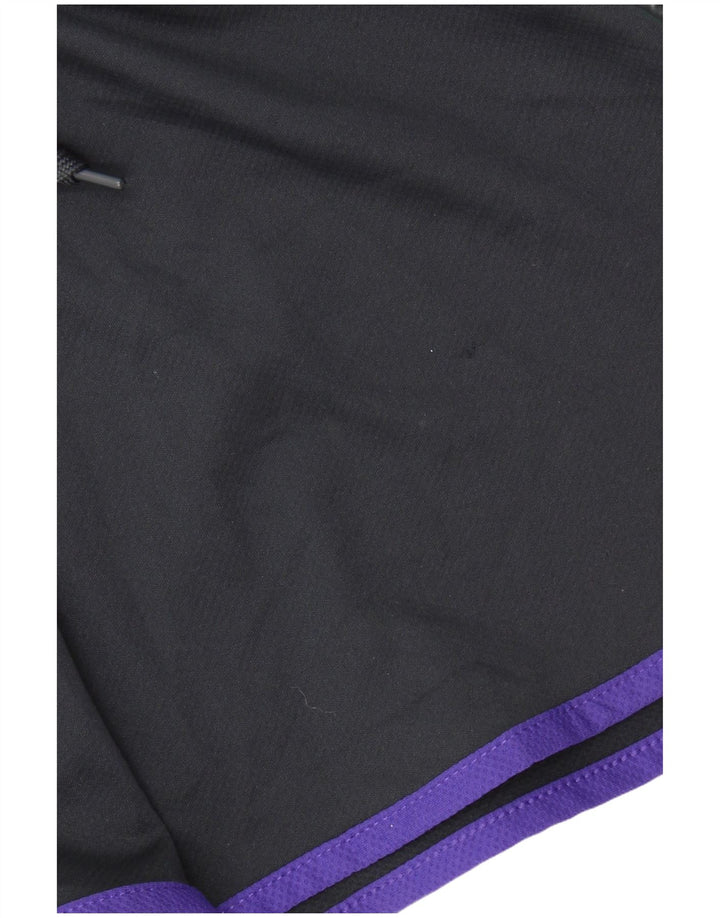 Adidas Womens Sport Shorts UK 8/10 Small Grey Colourblock Polyester