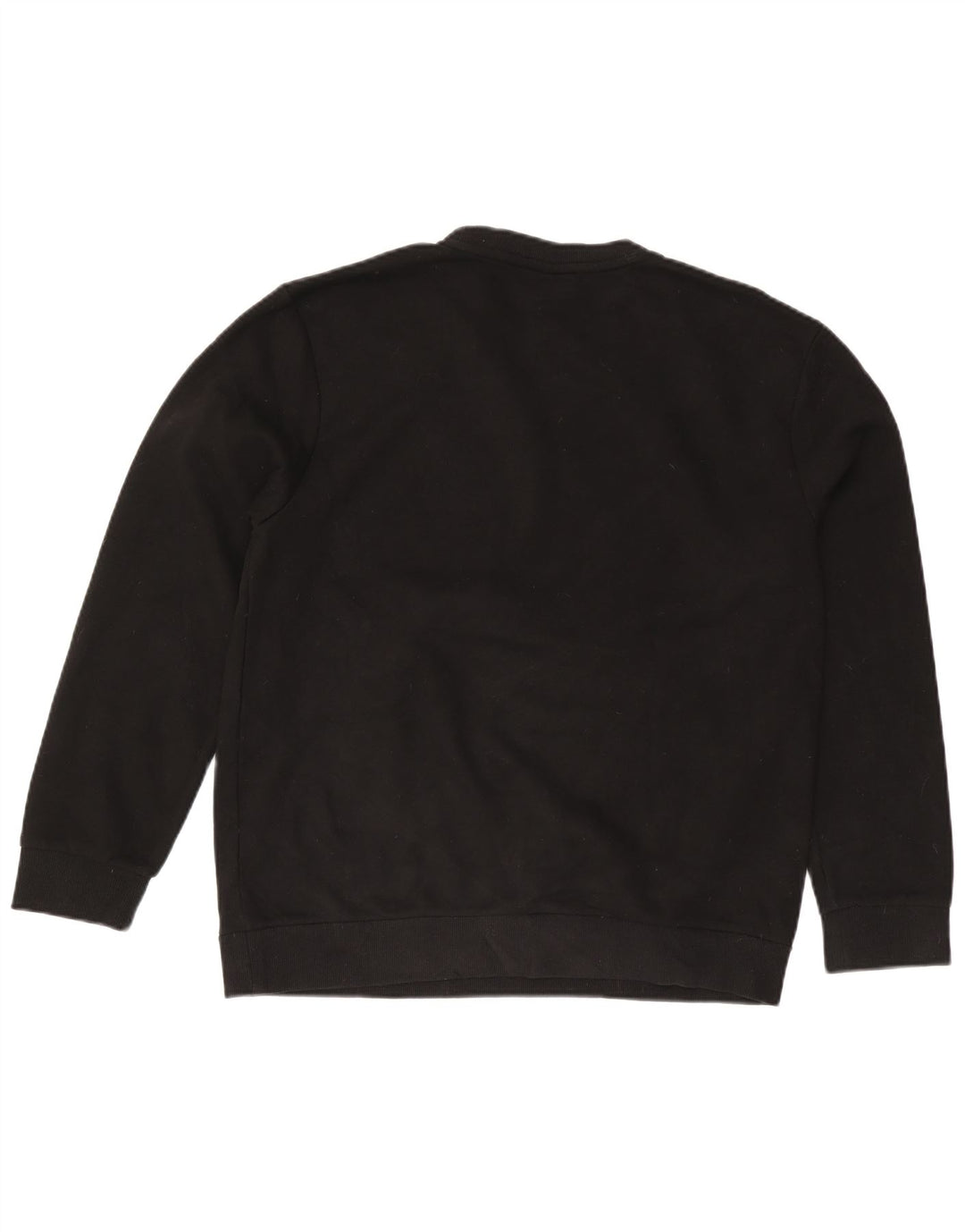 FILA Womens Loose Fit Graphic Sweatshirt Jumper UK 16 Large Black Cotton