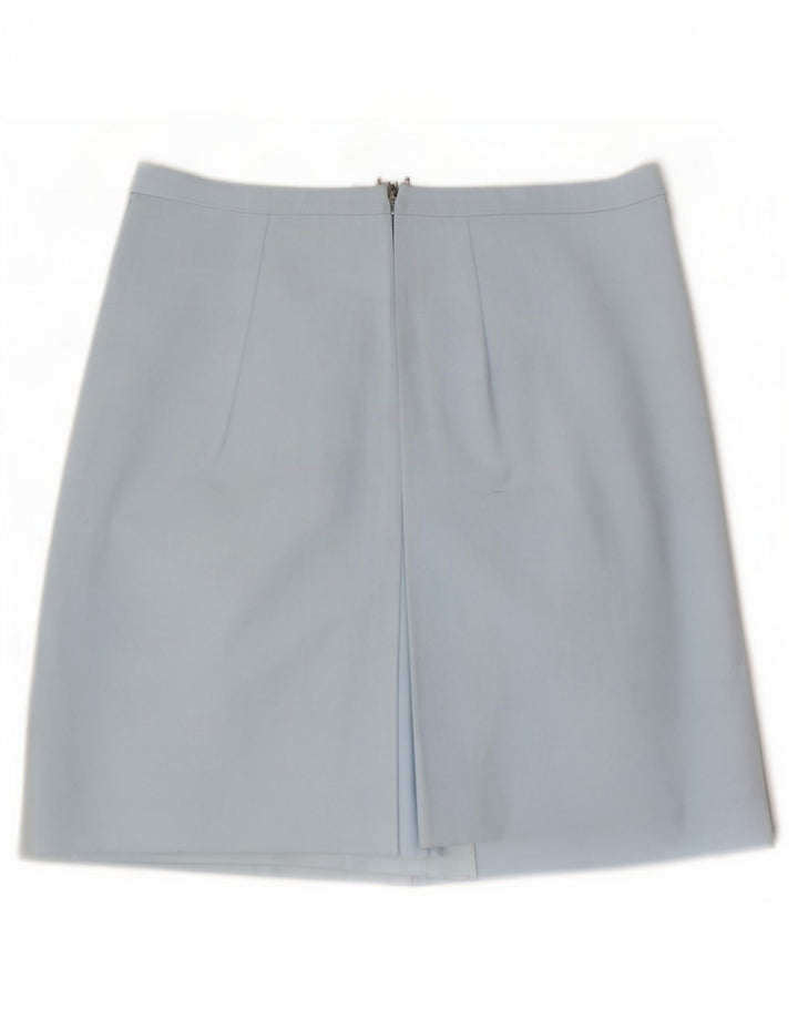 Vintage Womens A-Line Skirt Large W34 Blue