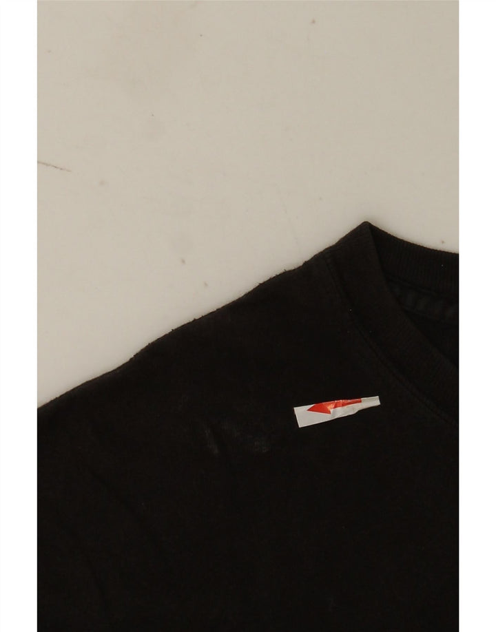 Tommy Hilfiger Mens T-Shirt Top Large Black Cotton