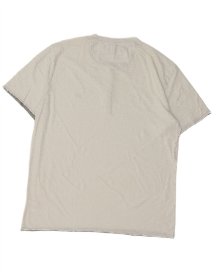 Sun68 Mens T-Shirt Top 2XL White Cotton
