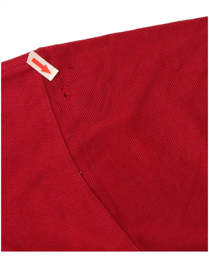 Lacoste Mens Polo Shirt Size 5 Large Red Cotton