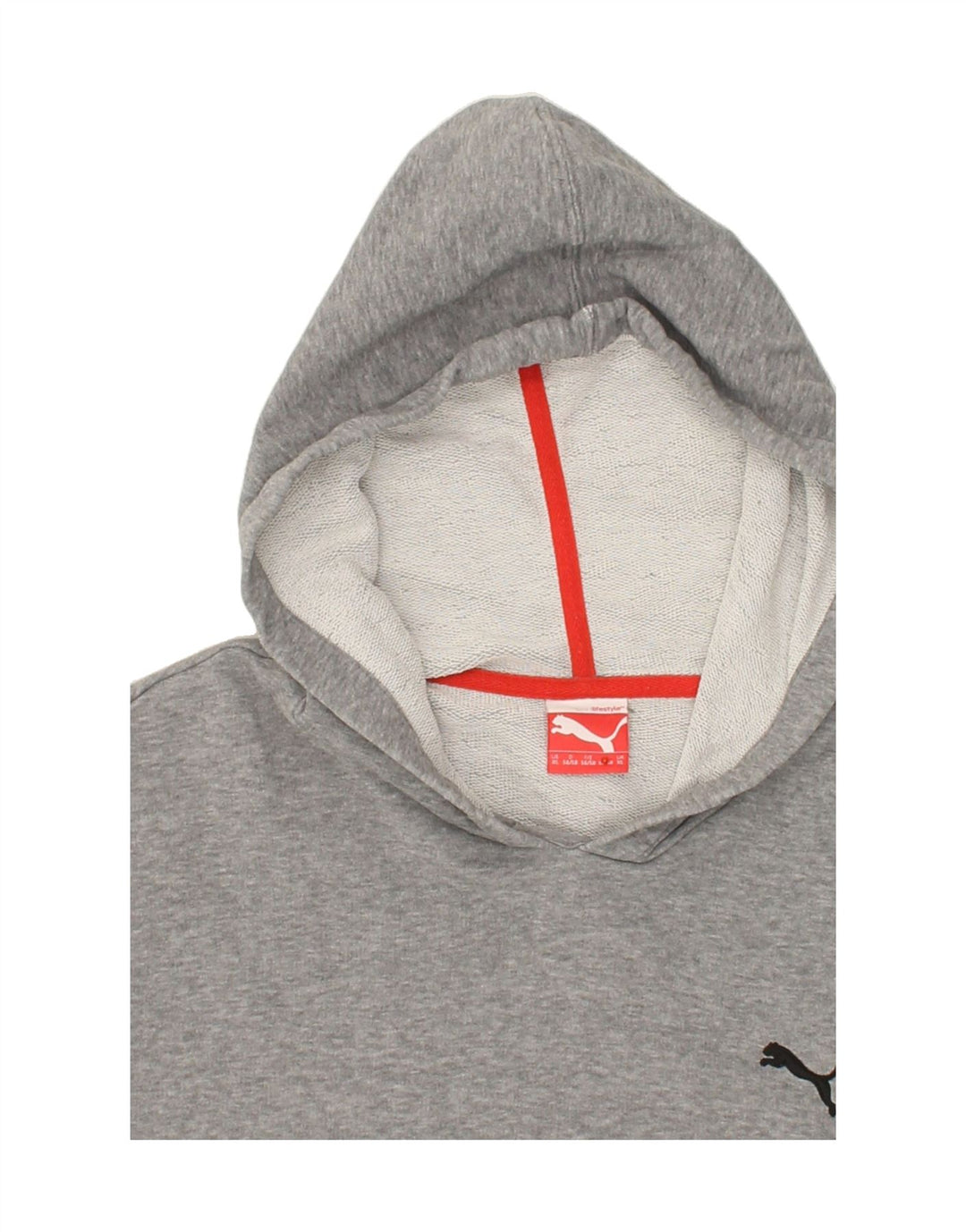 PUMA Mens Hoodie Jumper XL Grey Vintage Puma and Second-Hand Puma from Messina Hembry 