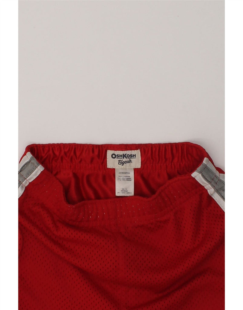 OSH KOSH Baby Boys Sport Shorts 18-24 Months Red Polyester | Vintage Osh Kosh | Thrift | Second-Hand Osh Kosh | Used Clothing | Messina Hembry 